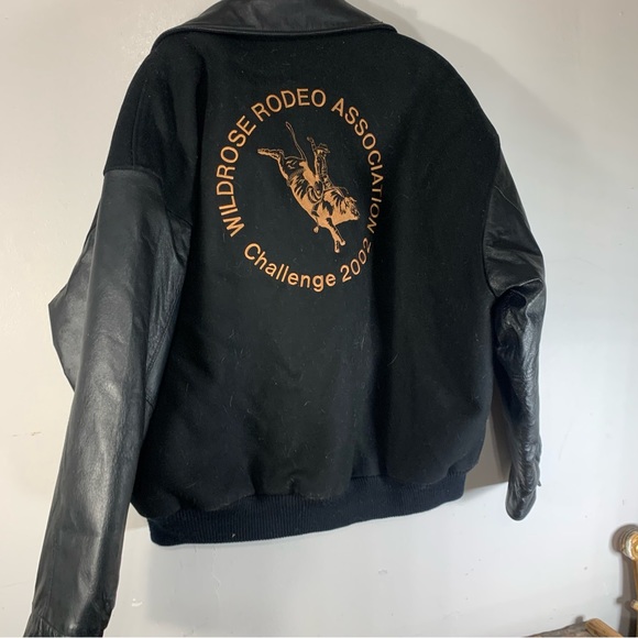 Amanati horse riding leather and wool jacket (men) - Picture 4 of 6